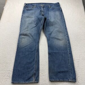 Polo Ralph Lauren Classic 867 Men Blue Straight Leg Denim Jean 42x32 Medium Wash